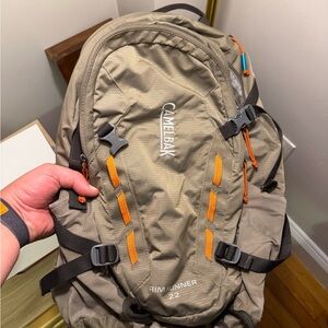 CamelBak Rim Runner 22 Olive and Orange Backpack